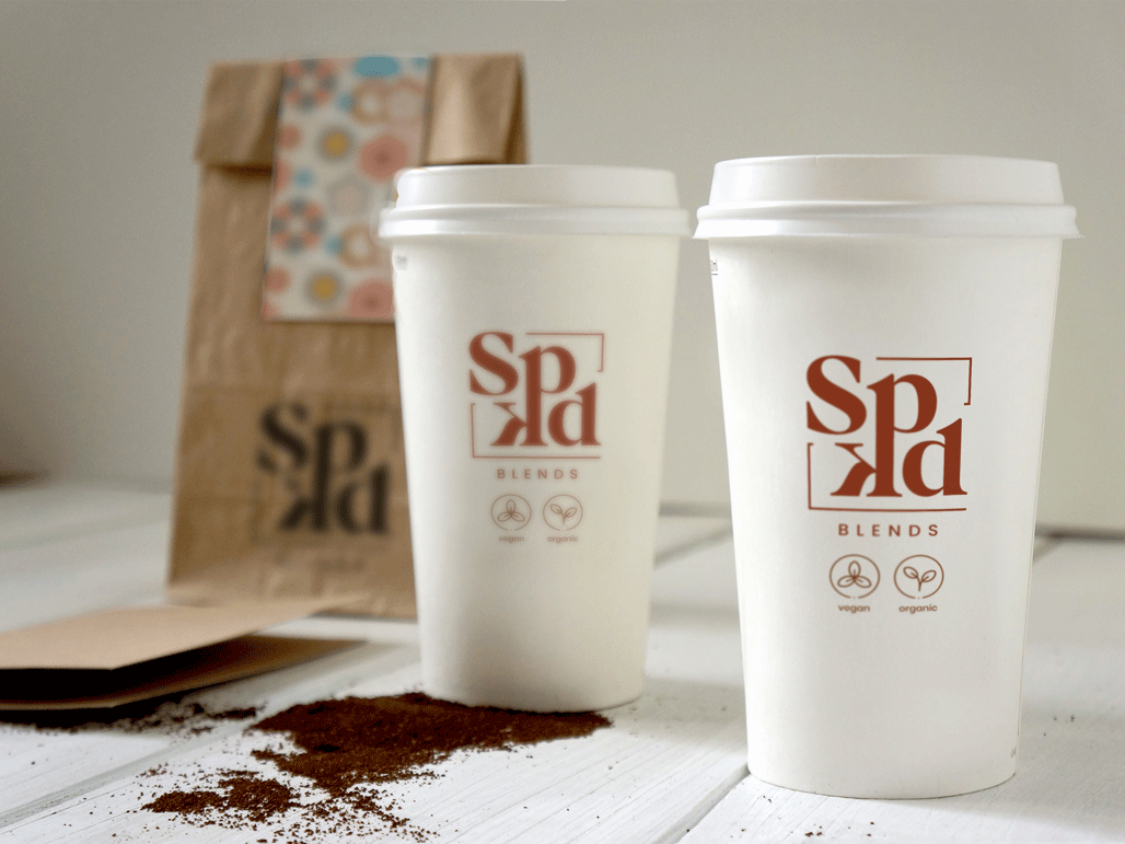 SPKD Blends Coffee Packaging Design, Coffee Packaging Design, Latte Packaging Design