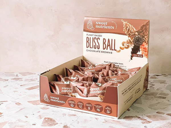Food Packaging Design, Raw Treat Branding, Protein ball Packaging