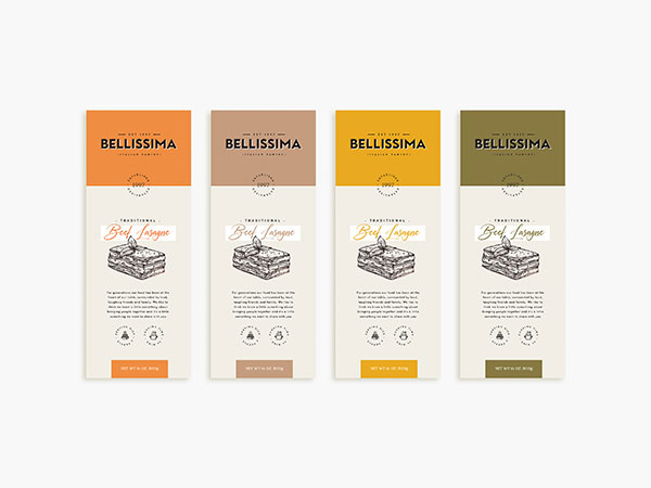 Pasta Packaging Design, Pasta Branding Design