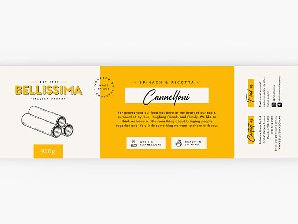 Pasta Packaging Design, Pasta Branding Design