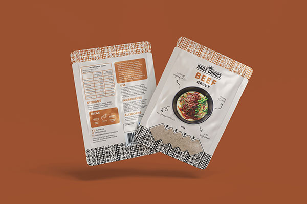 Daily Choice Packaging Design, Superfood Packaging Australia, Spice Label Design, Seasoning Packaging Design, Wellness Food Brand, Food Packaging System, Cultural Packaging Design, Australian Product Branding