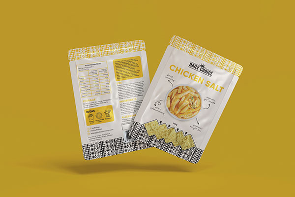 Daily Choice Packaging Design, Superfood Packaging Australia, Spice Label Design, Seasoning Packaging Design, Wellness Food Brand, Food Packaging System, Cultural Packaging Design, Australian Product Branding