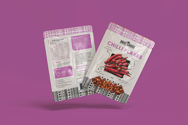 Daily Choice Packaging Design, Superfood Packaging Australia, Spice Label Design, Seasoning Packaging Design, Wellness Food Brand, Food Packaging System, Cultural Packaging Design, Australian Product Branding