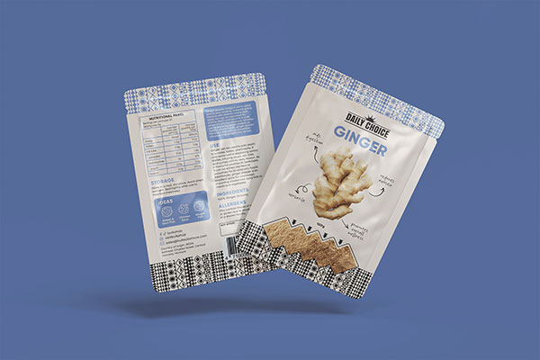 Daily Choice Packaging Design, Superfood Packaging Australia, Spice Label Design, Seasoning Packaging Design, Wellness Food Brand, Food Packaging System, Cultural Packaging Design, Australian Product Branding