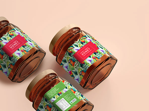 Honey Branding Design, Honey Packaging Design