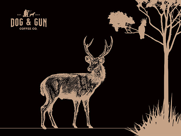 Dog and Gun - Coffee Packaging Design