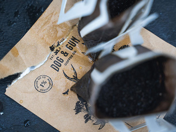 Dog and Gun - Coffee Packaging Design