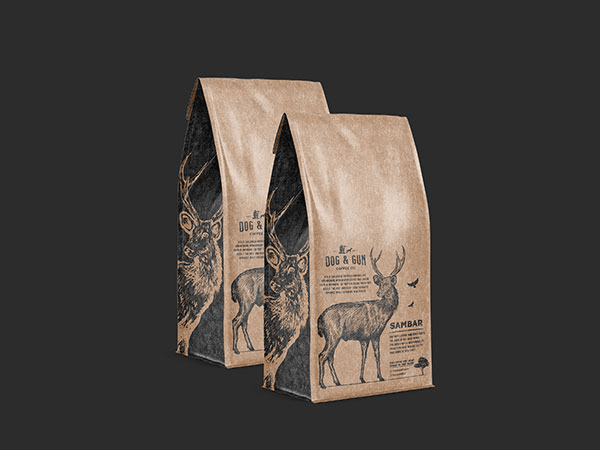 Dog and Gun - Coffee Packaging Design