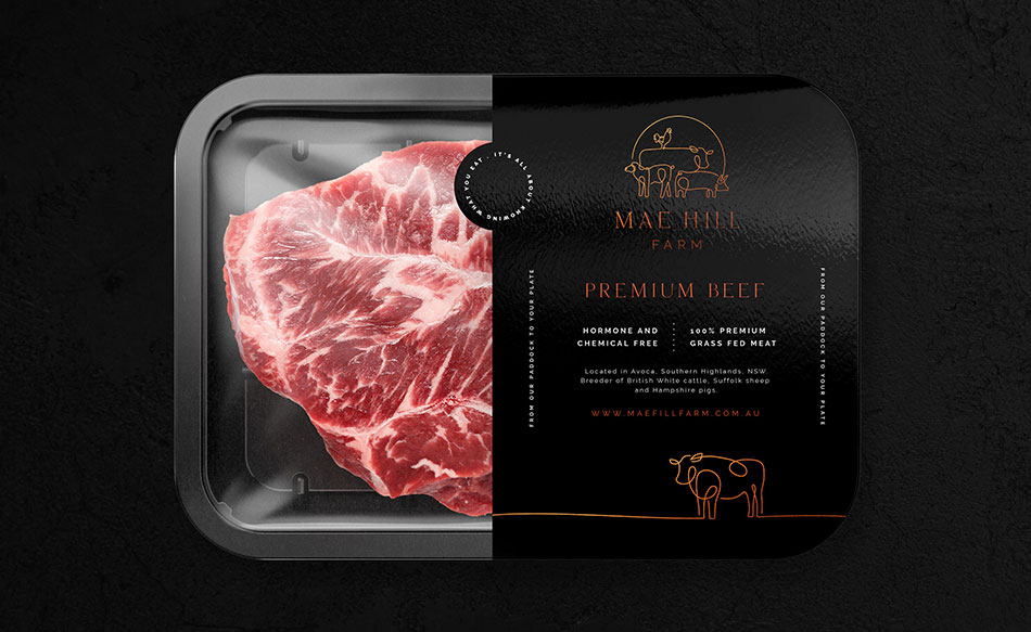 beef Branding Design - beef Product Packaging Design 