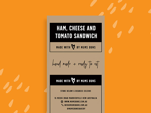 Sandwich Packaging Design, Sandwich Branding Design