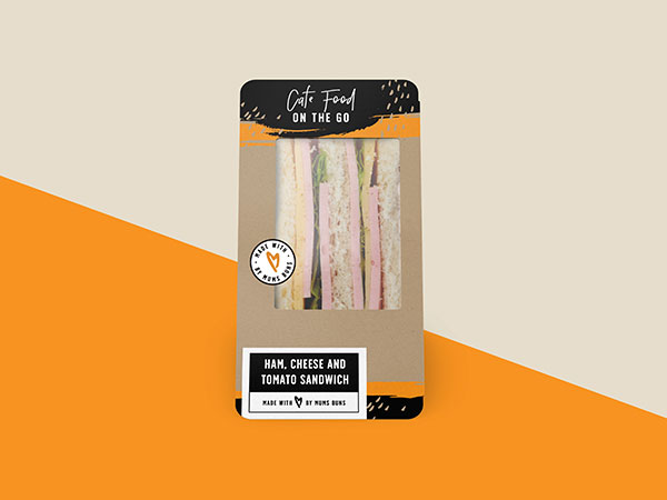 sandwich Packaging Design - sandwich Label Design