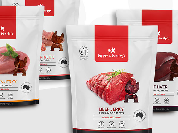 Dog Treat Packaging Design, Dog Treat Branding Design