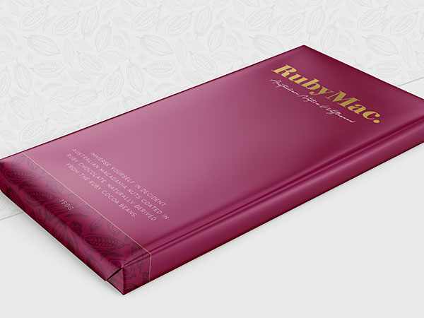 Ruby Chocolate Packaging Design, Kakadu Plum Packaging Design