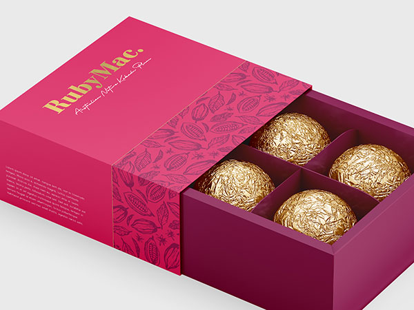 Ruby Chocolate Packaging Design, Kakadu Plum Packaging Design