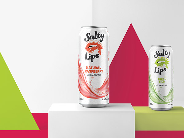 Vodka Seltzer Packaging Design, Vodka Branding Design, Drink Label Design