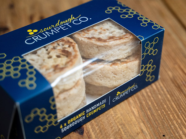 Crumpet Packaging Design, Crumpet Branding Design