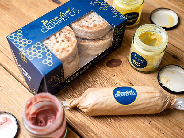 Crumpet Packaging Design, Crumpet Branding Design