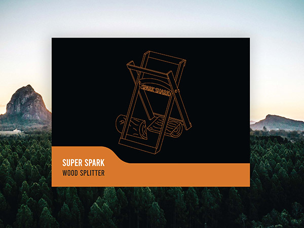 Kindling and Log Splitter Packaging Design, Product Package Design