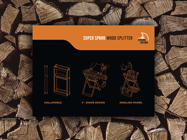 Kindling and Log Splitter Packaging Design, Product Package Design