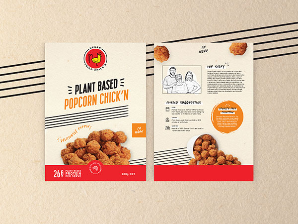 Vegan Packaging Design, Vegan Branding Design