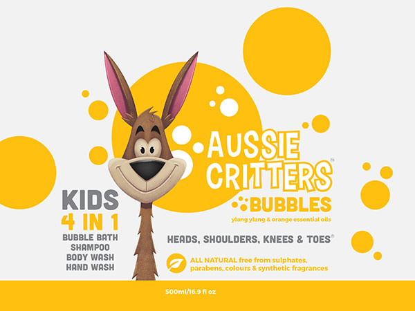 Kids Body Wash Packaging Design, Bodywash branding