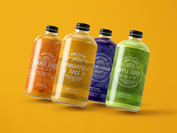 Juice Packaging Design, Juice Label Design