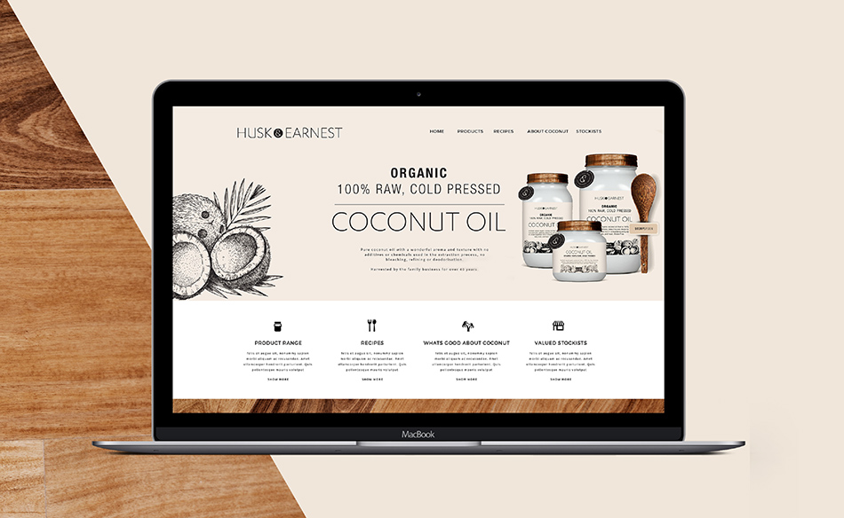 Coconut Oil Packaging Design - Coconut Oil Packaging Designer