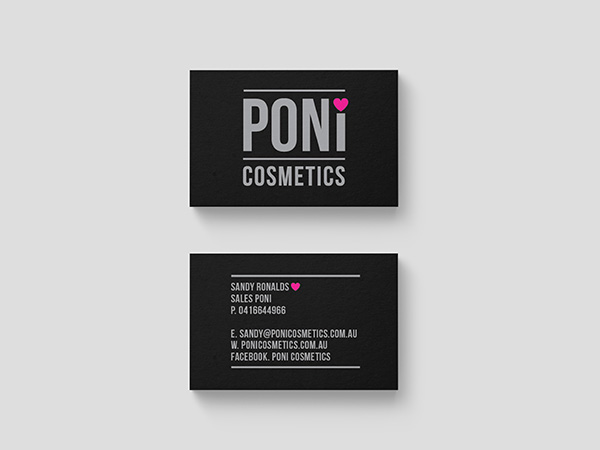 Poni Cosmetics - Cosmetic Packaging Design