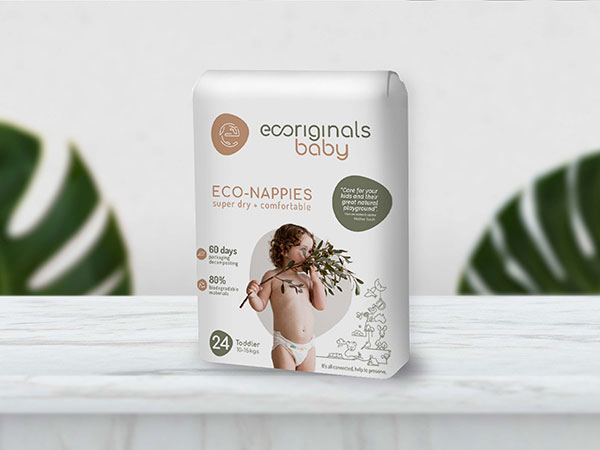 Baby Wipes and Nappy Packaging Design, Baby Wipes and Nappy Branding Design