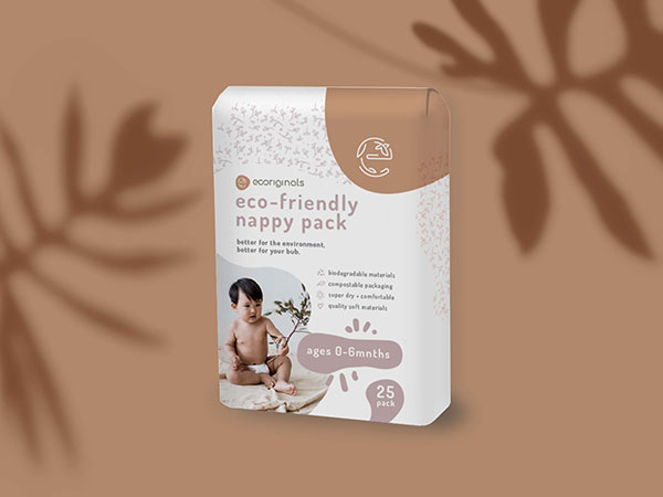 Baby Wipes and Nappy Packaging Design, Baby Wipes and Nappy Branding Design