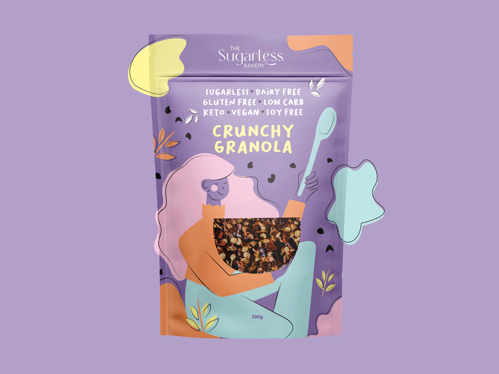 Granola Packaging Design, Granola Package Design, Granola Package