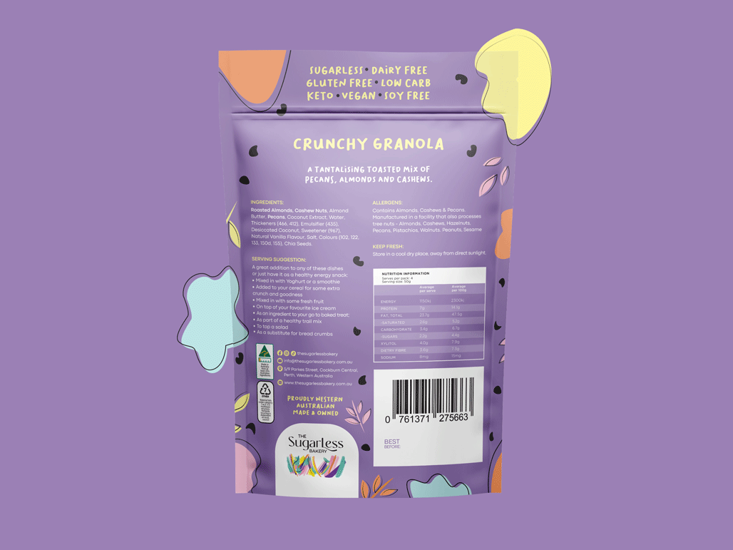 Granola Packaging Design, Granola Package Design, Granola Package