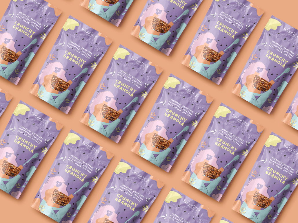 Granola Packaging Design, Granola Package Design, Granola Package