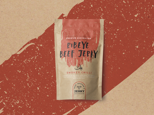 Beef Jerky Packaging Design - Beef Jerky Label Design