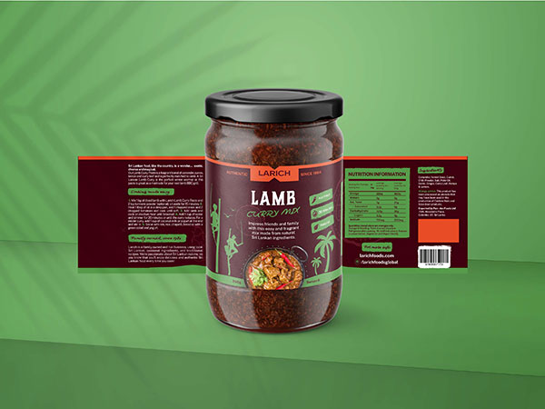 Sri Lankan Packaging Design, Curry Packaging Design