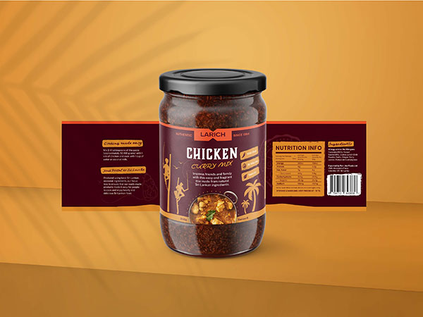 Sri Lankan Packaging Design, Curry Packaging Design
