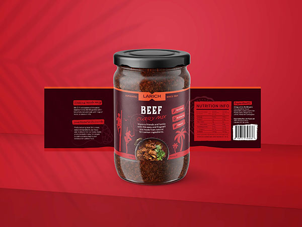 Sri Lankan Packaging Design, Curry Packaging Design