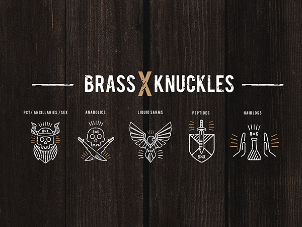 BRASS X KNUCKLES, Medical Packaging Design