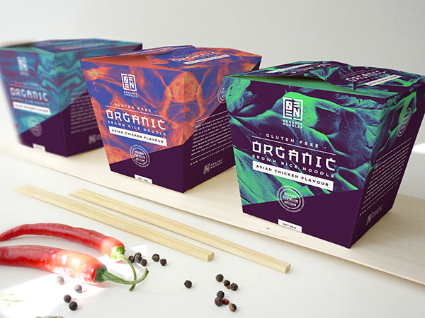 Organic Noodle Packaging Design - Noodle Box Packaging Design