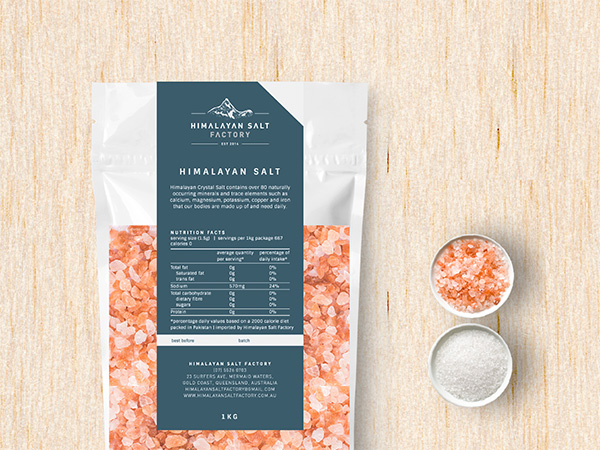 The Himalayan Salt Factory , Salt Packaging Design