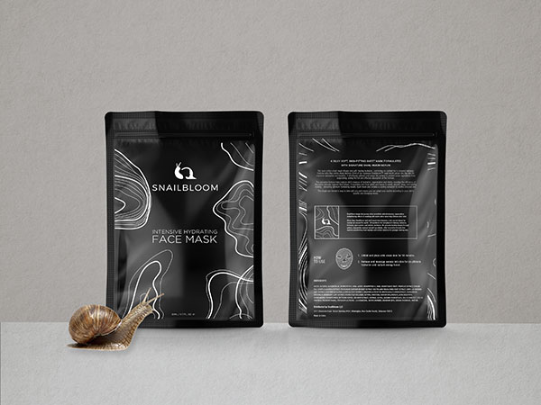 Snail Bloom - Cosmetic Packaging Design