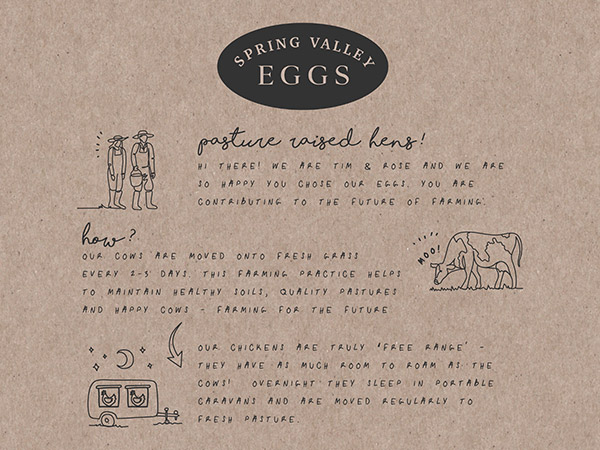 Egg Packaging Design, Eggs Packaging Branding, Free Range Eggs Packaging Design