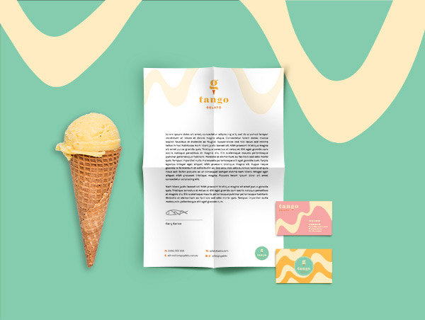 Ice-cream Packaging Design. Gelato Packaging Branding