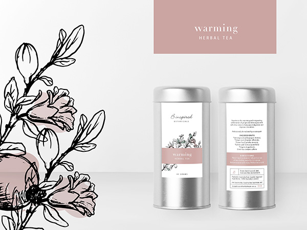 B INSPIRED - Tea Packaging Design